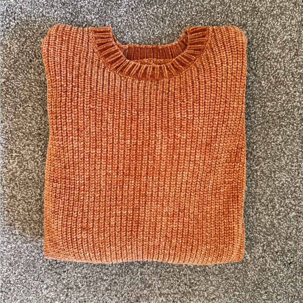Cozy Orange Sweater